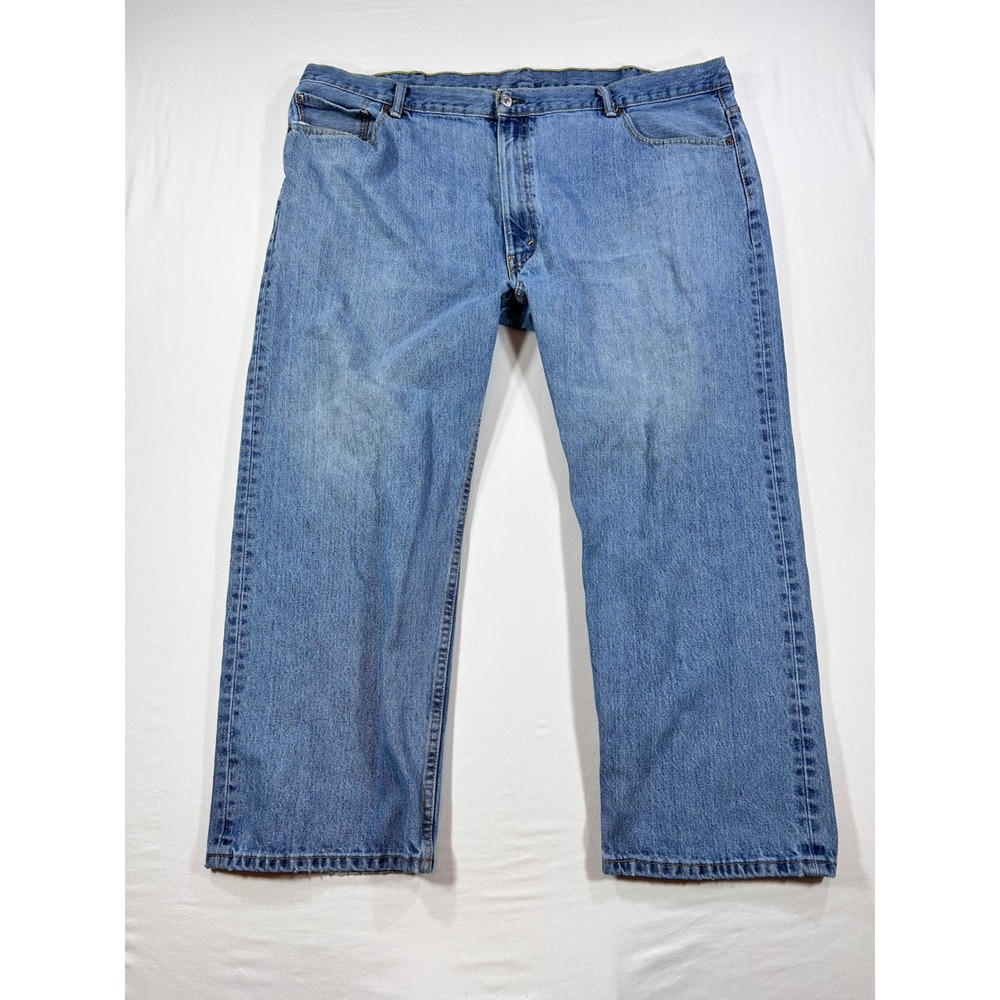 Levis 559 Relaxed Straight Jeans Mens 48x29 Blue Denim Medium Wash Pants